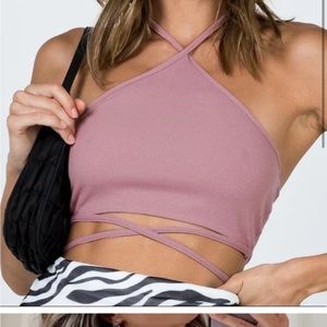 Princess Polly Crop Top Size 6/M